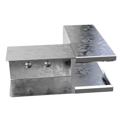 Trench Lighting Trunking 90Â° External Bend - Pre-Galvanised 823842