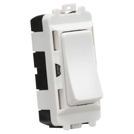 Knightsbridge 20AX Intermediate Metal Clad Grid Switch - White 826374