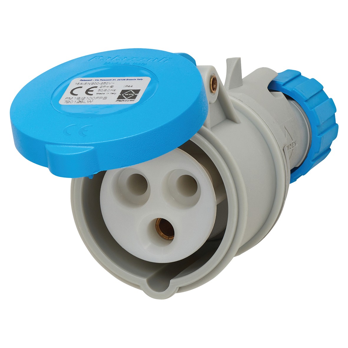 5x 16A 2 Pin & Earth Trailing Socket - Blue 830799