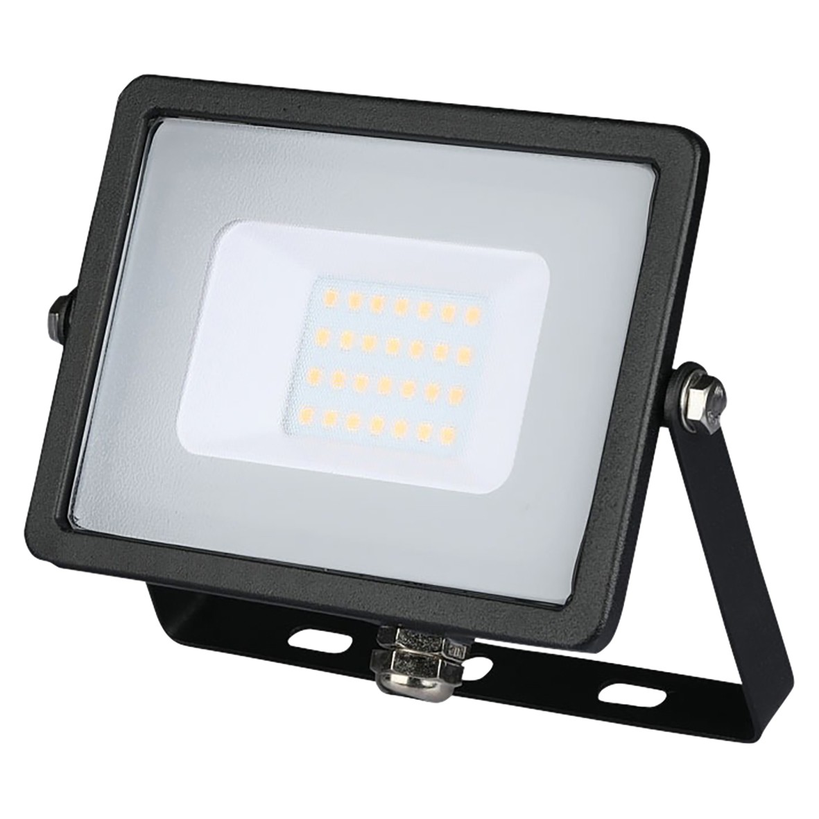 V-TAC 20W SMD LED Floodlight - 4000K Cool White - Black 834968