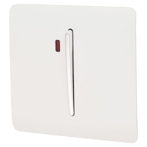 Trendi 45A Neon Insert Cooker Switch - White 835879