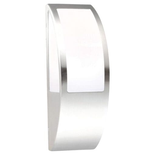 Globo Cornus Outdoor Wall Light - Brushed Stainless Steel 837675