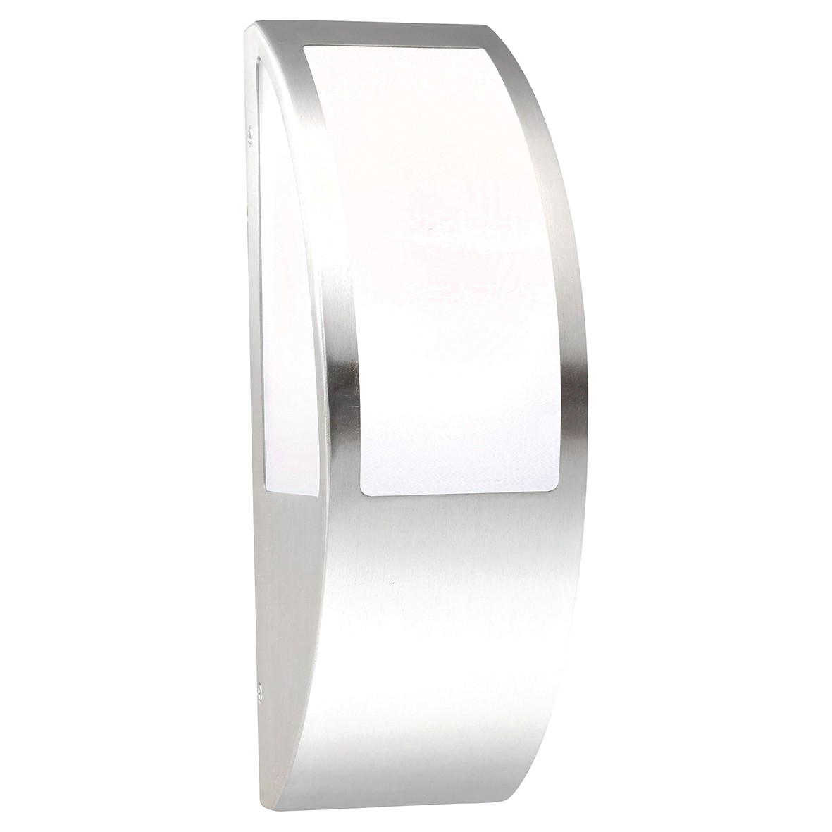 Globo Cornus Outdoor Wall Light - Brushed Stainless Steel 837675