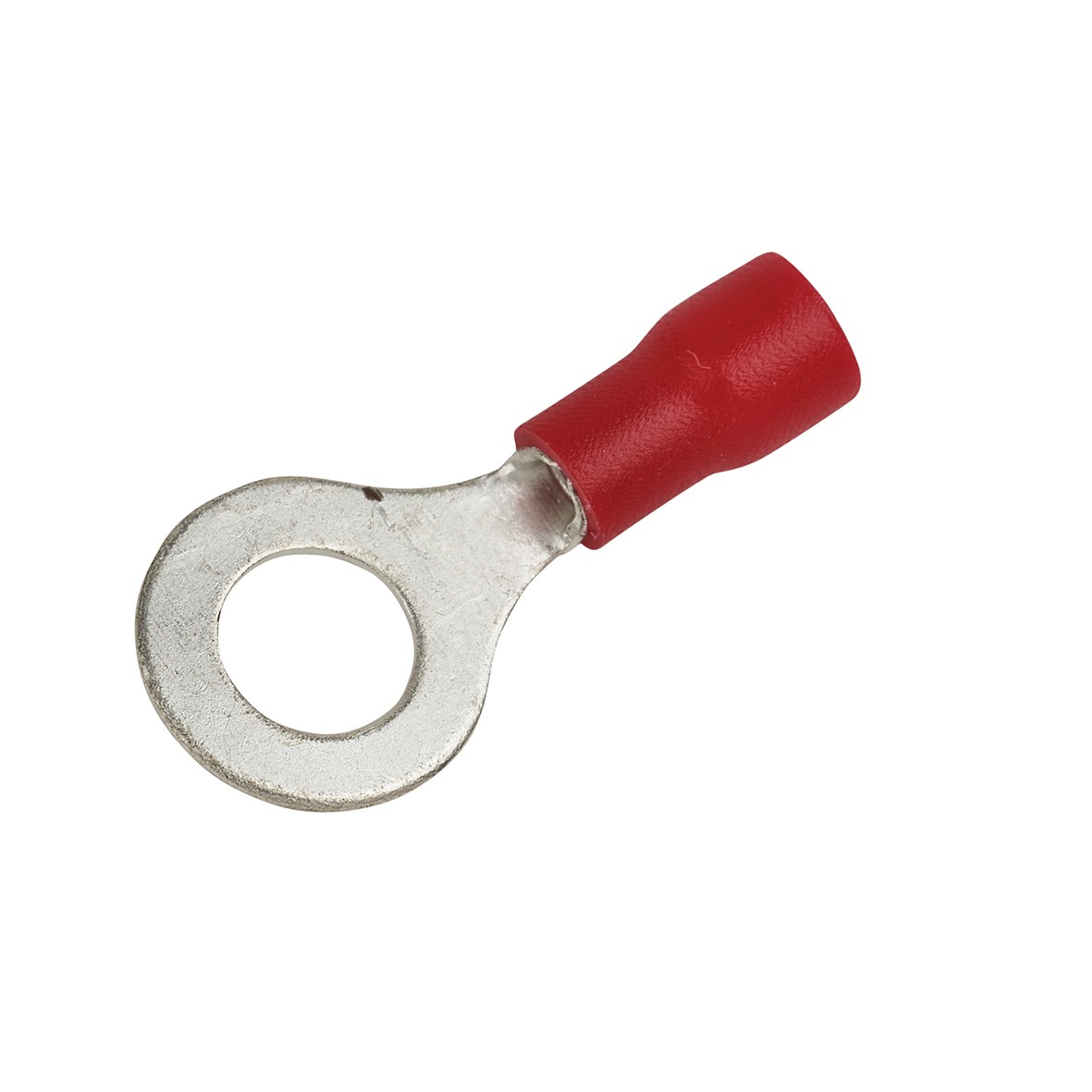 10x Crimp Insulated Ring - 6 - Red 838910