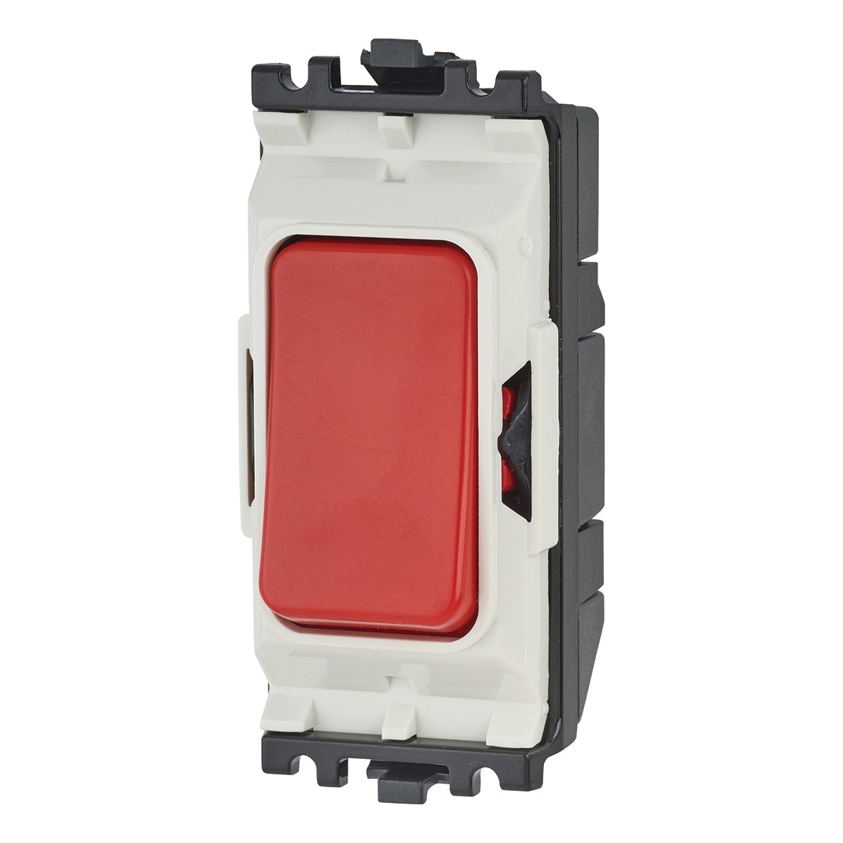 MK 2 Way Single Pole Grid Push Switch - Red 850833