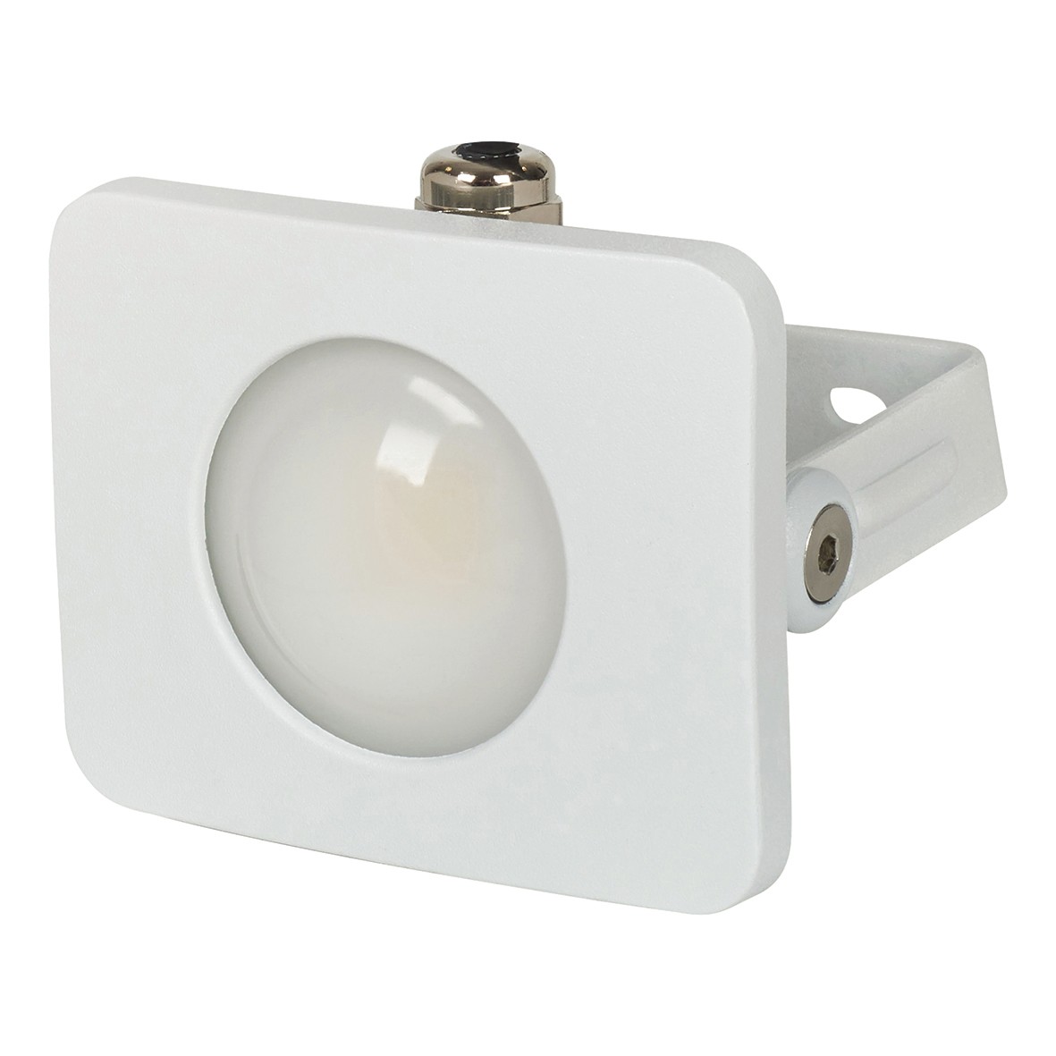 Integral LED 10W Compact-Tough Floodlight - 4000K - White - Frosted Len 853005