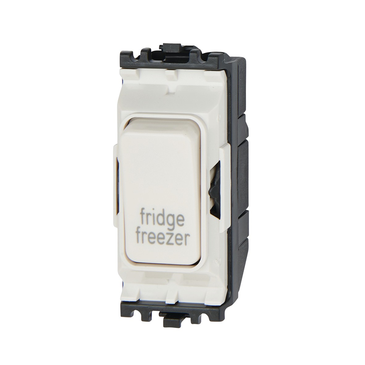 MK 20A Printed Double Pole Printed Grid Switch - Fridge/Freezer - White 856539