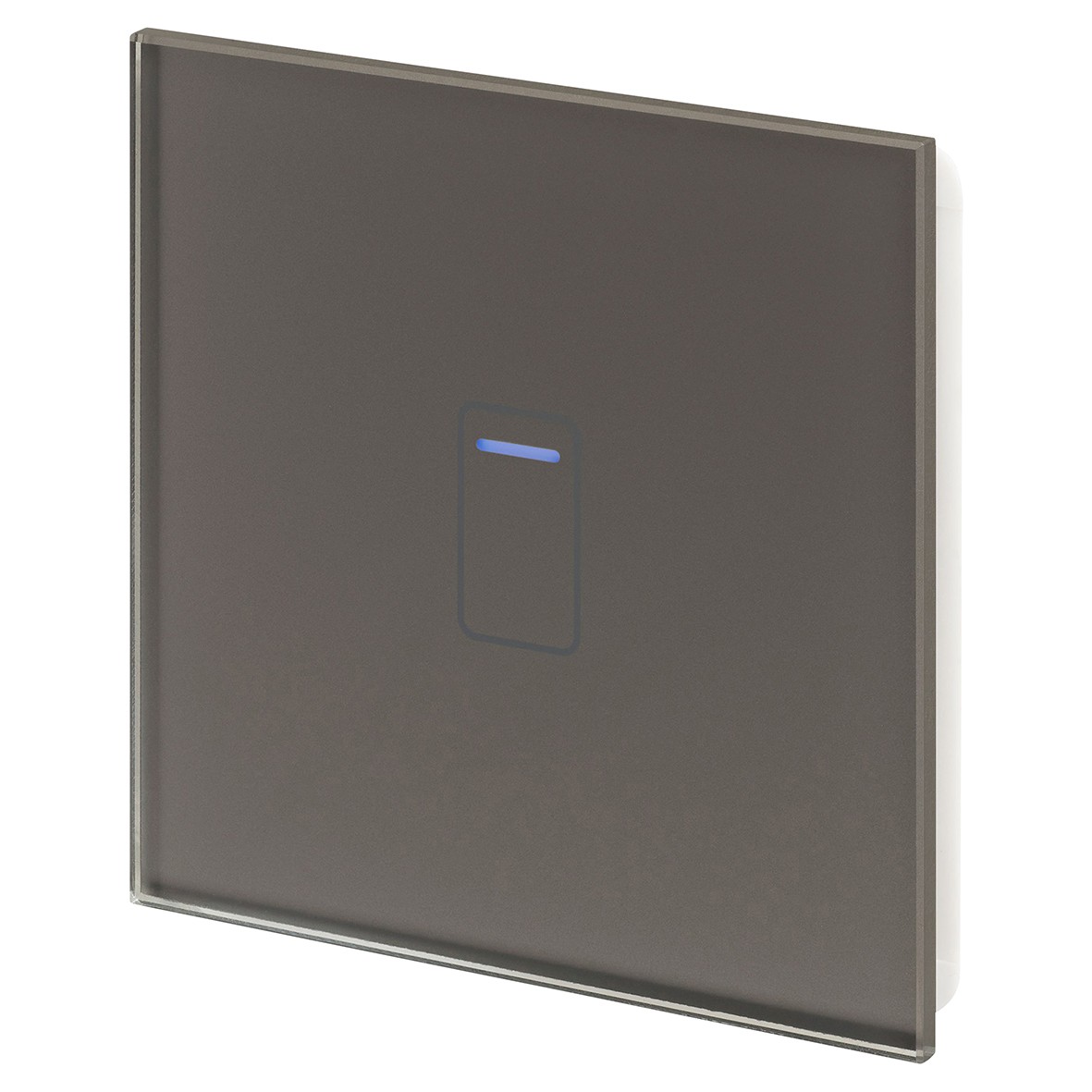 Retrotouch Crystal+ 1 Gang Wi-Fi Smart Touch Light Switch - Grey 858344