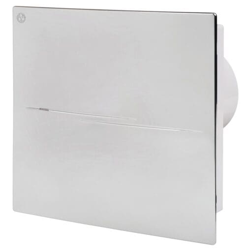 Blauberg Calm Design Extractor Chrome Fan Standard - 100mm 863636