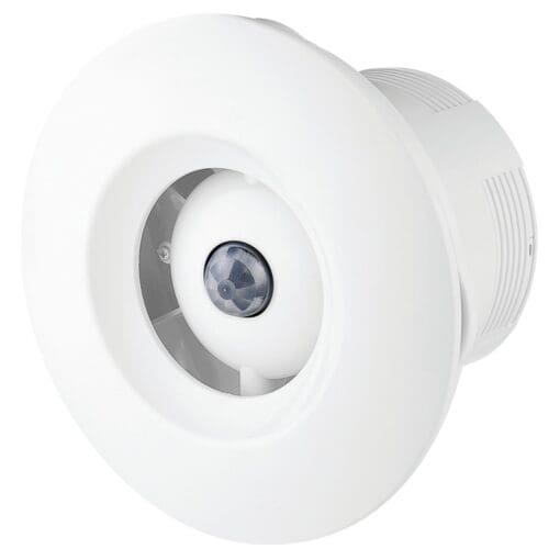 Awenta Orbit Extractor Fan with Motion Sensor - 4"/100mm - White 867321