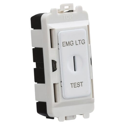 Knightsbridge 20AX 2 Way Single Pole Key Emergency Test Grid Switch - M 871167