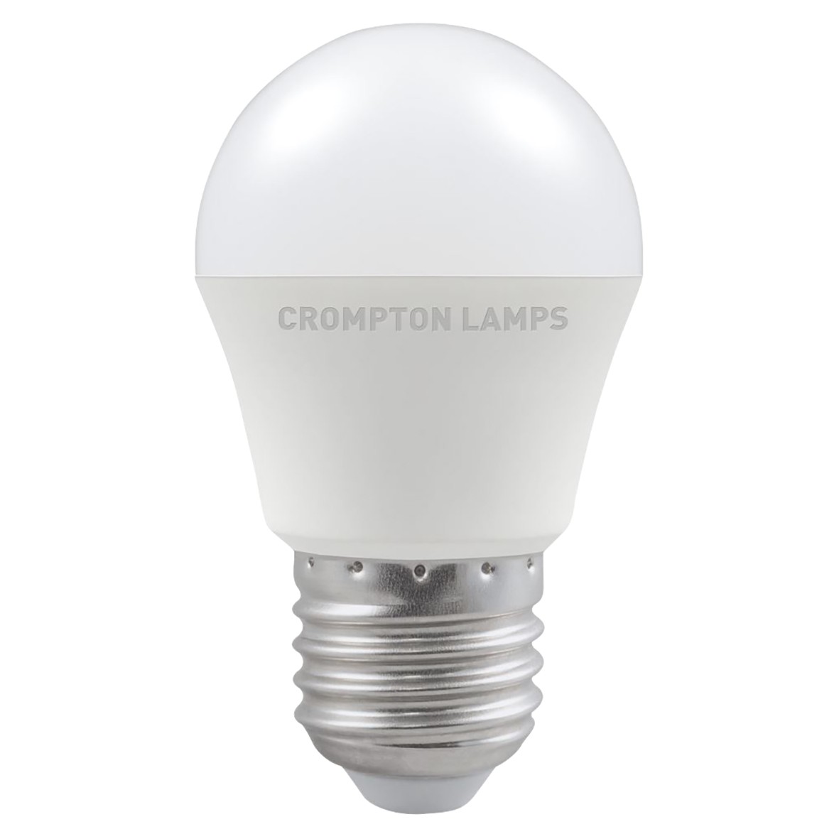 5x Crompton 11519 5.5W LED Round Thermal Plastic Lamp - E27 - 2700K 875831