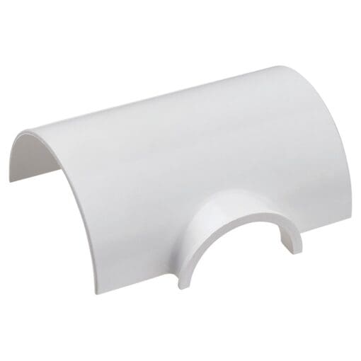 10x D-Line Box Adaptor Tee - 50 x 25mm - Clip-Over - White 879634