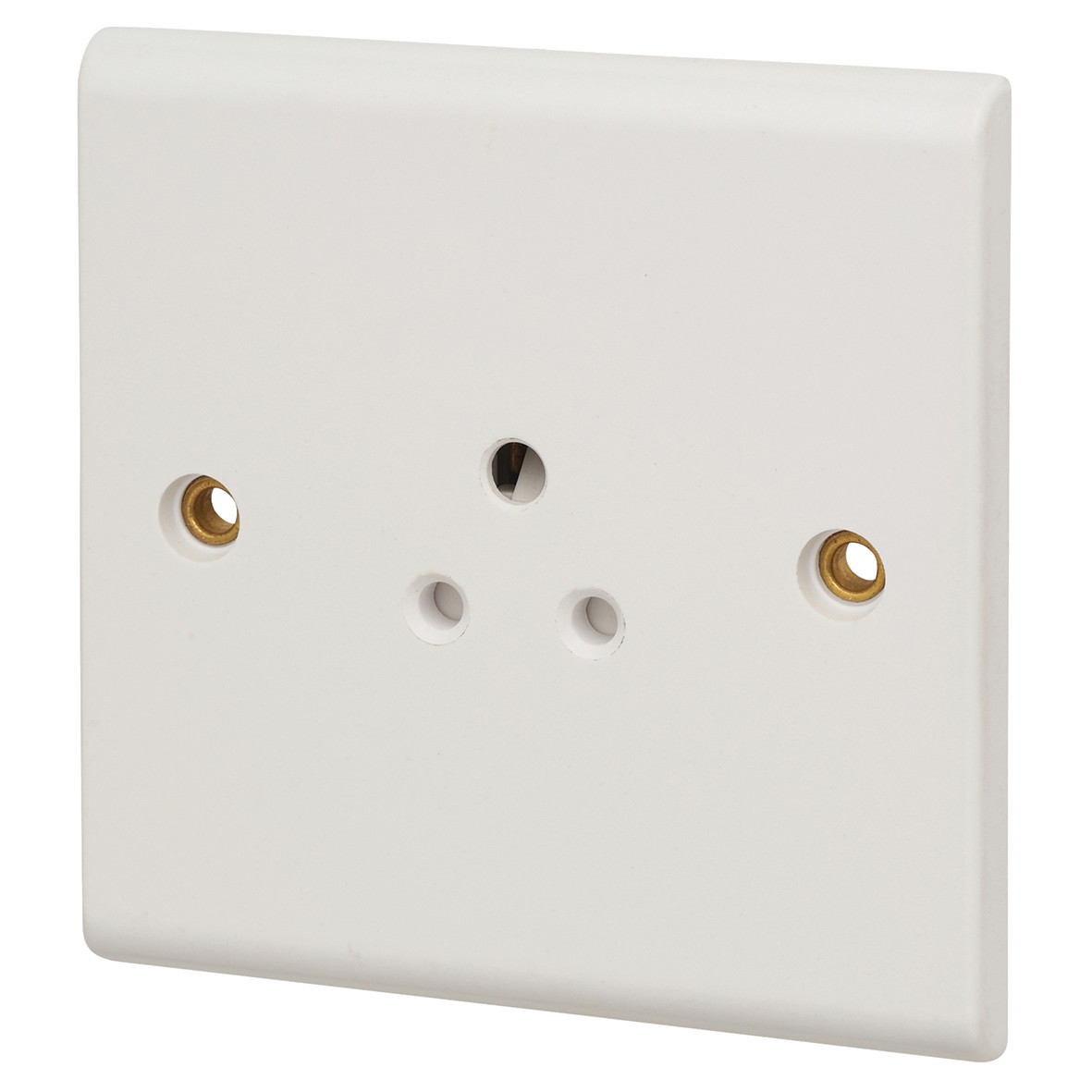 Deta 2A 1 Gang Unswitched Socket - white 880222