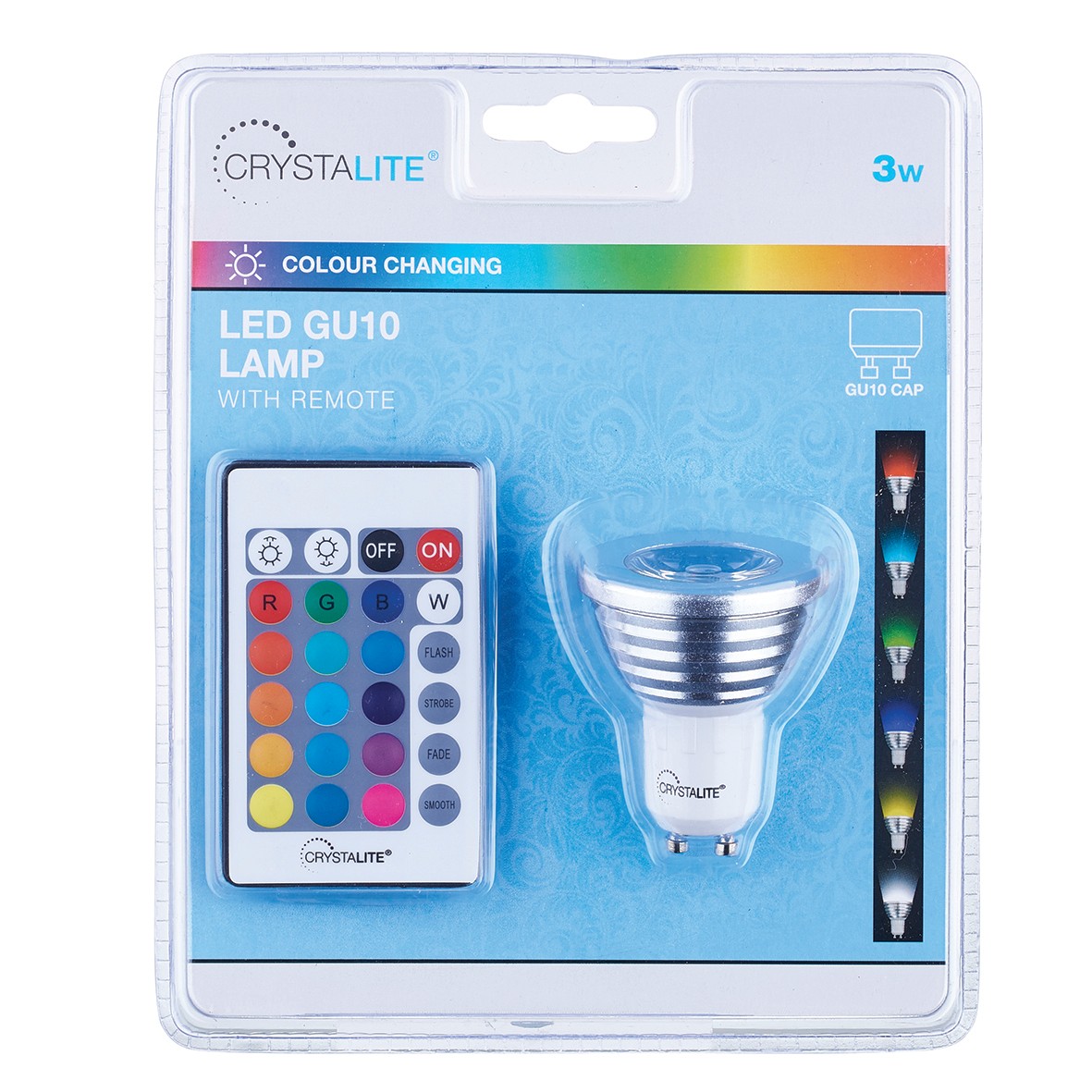 3W LED GU10 Colour Changing 880733