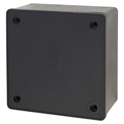 5x MK Adaptable box 75 x 75 x 53mm - Black 883193