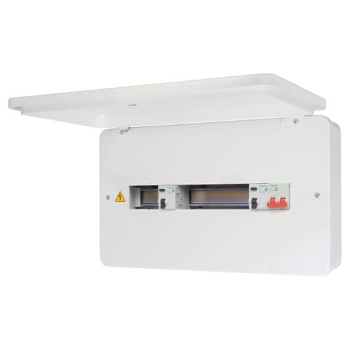 Schneider Easy9 100A 12 Way Flexible Split with 2 x 80A RCCB 884085