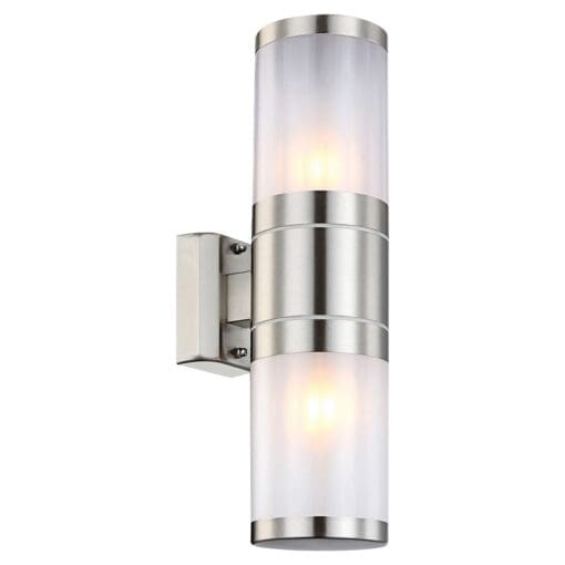 Globo Xeloo Up/Down Outdoor Light - Brushed Stainless Steel 886476