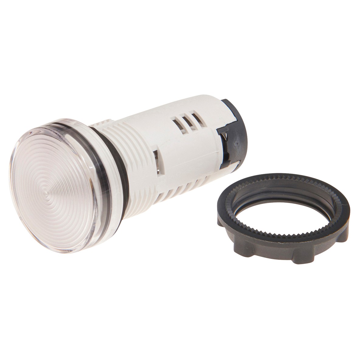 Schneider 24V Harmony XB7 Round Pilot Light Integral LED - Clear 887221