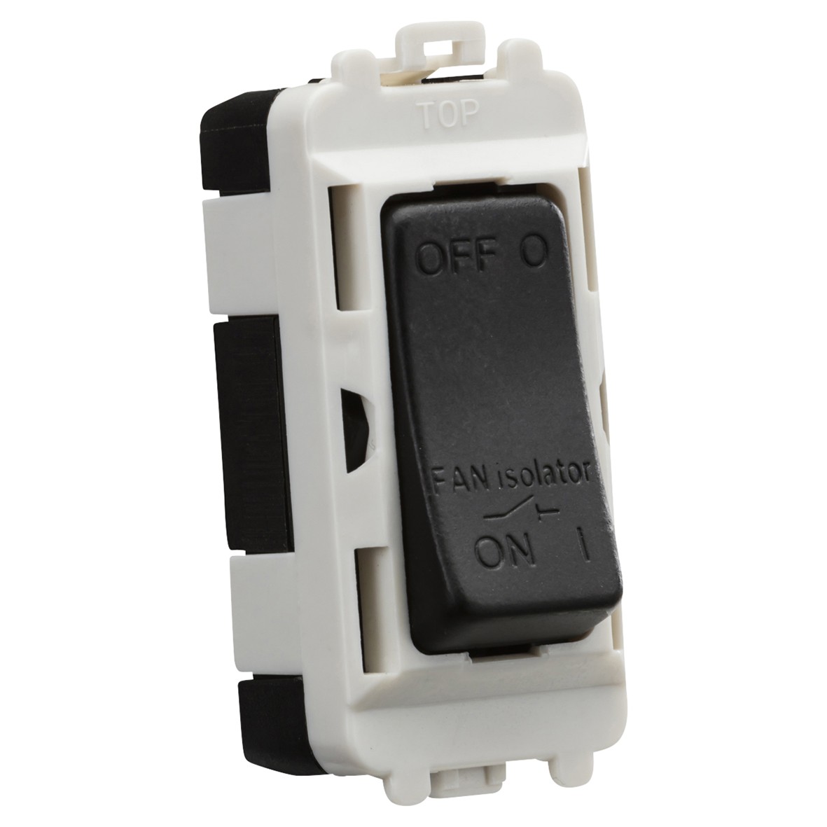 Knightsbridge 10AX Triple Pole Printed Grid Switch - Fan Isolator - Mat 889836