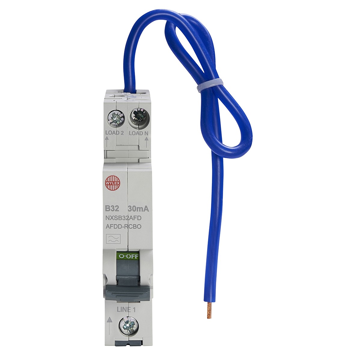 Wylex 32A 6kA Single Pole and Neutral Mini Compact AFDD RCBO - Type A - 892111