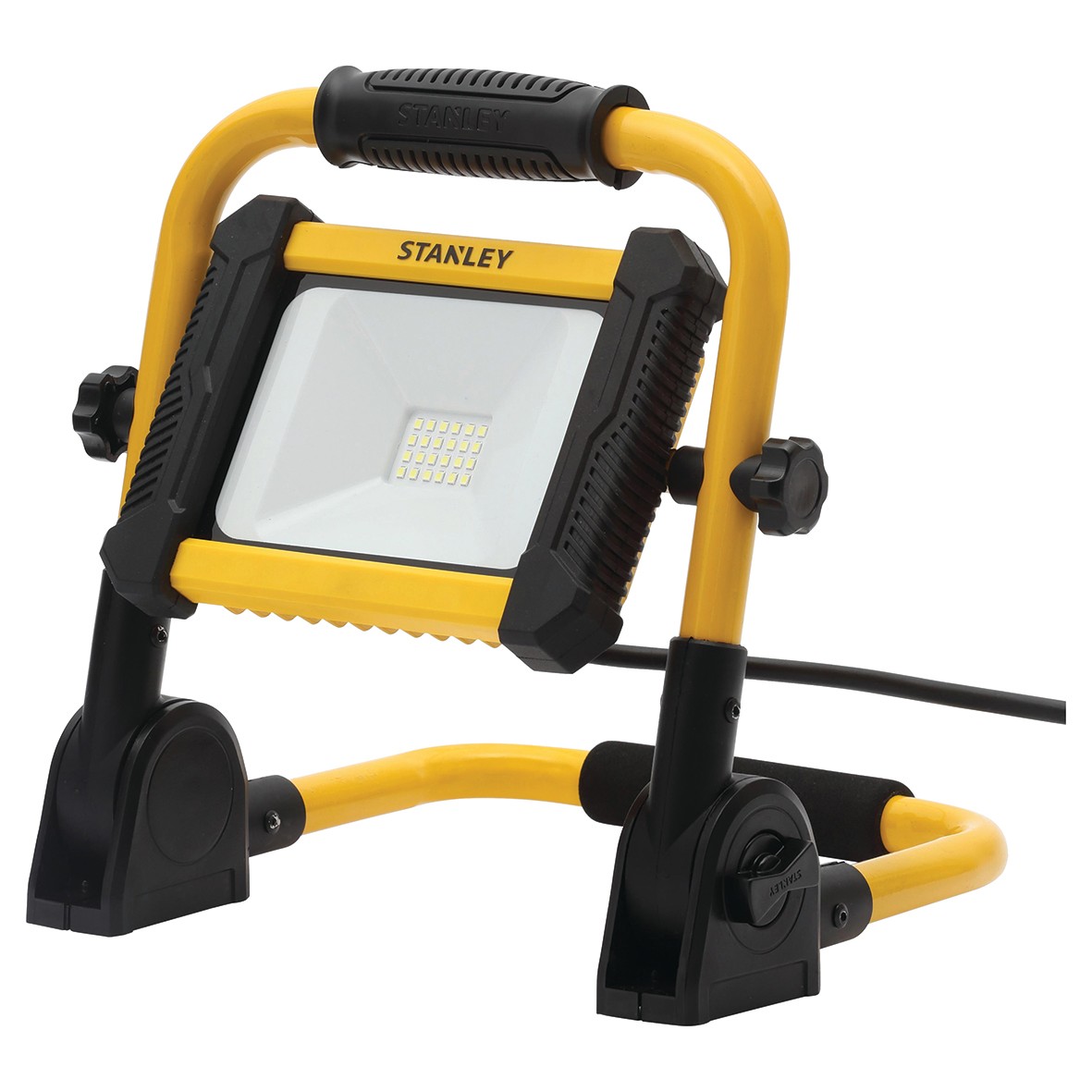 Stanley 240V 10W LED Folding Site Light - Yellow/Black 893133