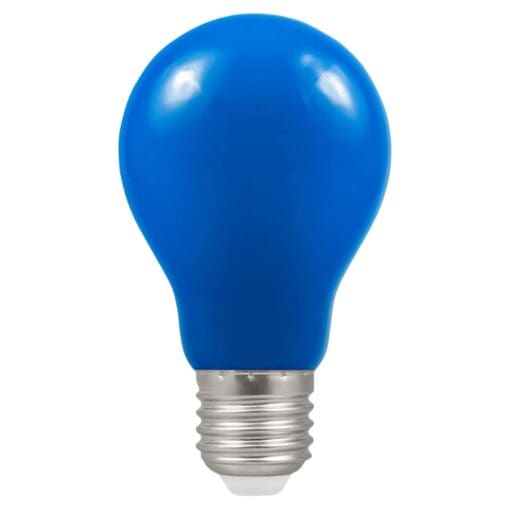 5x Crompton 4115 1.5W LED GLS Coloured Lamp - E27 - Blue 896284
