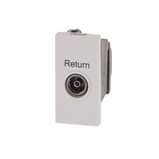 Deta Coaxial Female Module - White 899081