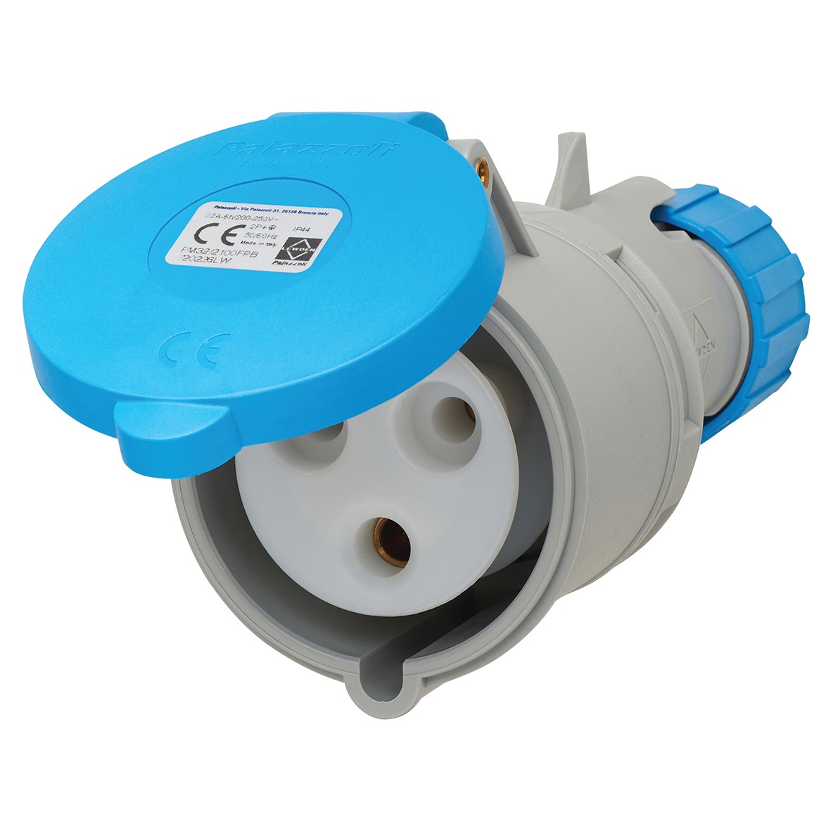 32A 2 Pin & Earth Trailing Socket - Blue 899858