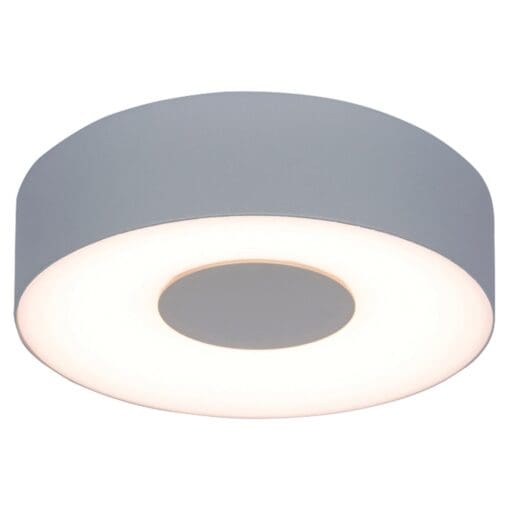 Lutec Ublo Integrated LED Wall and Celing Light 420lm IP54 Silver - 300 900784