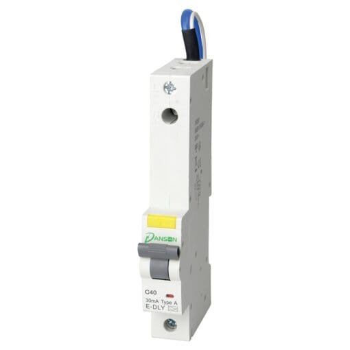 Danson 40A 30mA 6kA Single Pole RCBO - Type A - Curve C 901249