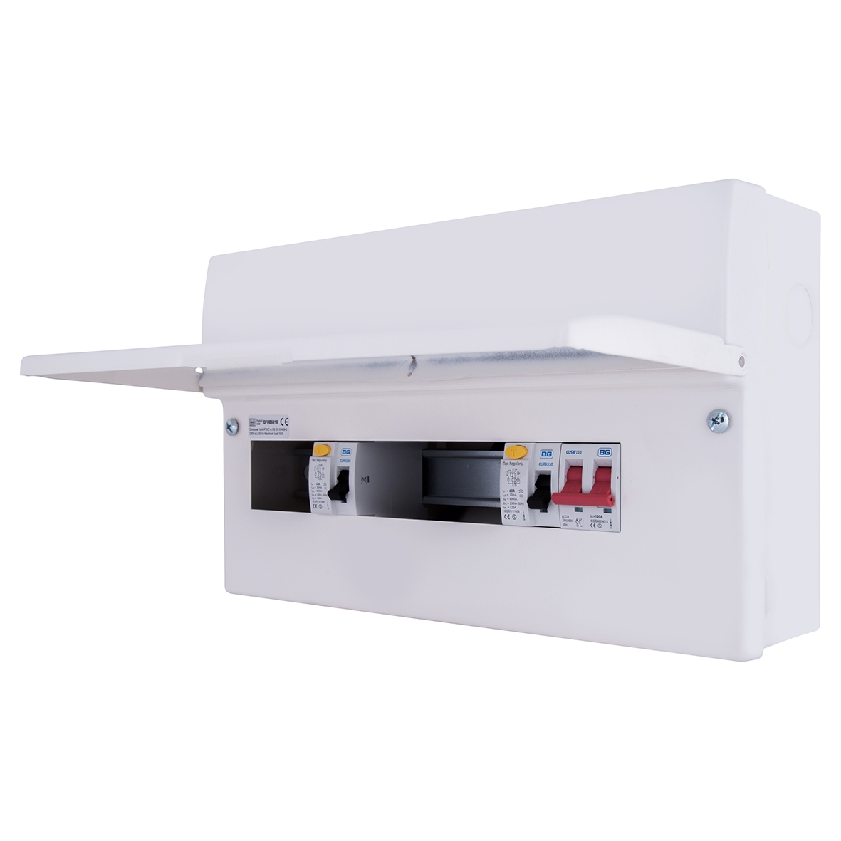 BG 10 Way 100A Dual RCD Consumer Unit 907824