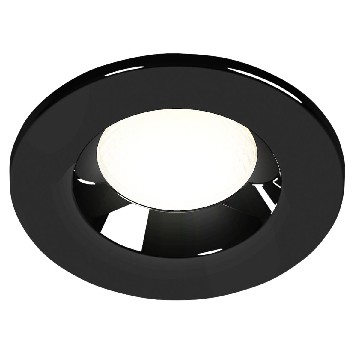 Luceco Compact Baffled FType Bezel - Black Nickel 913508