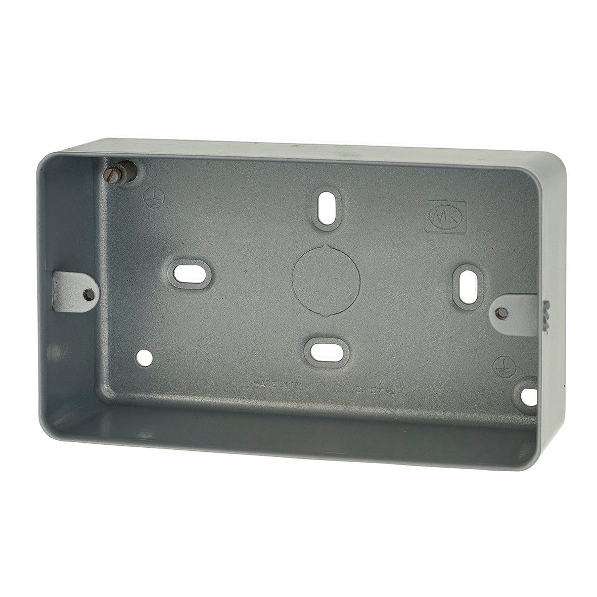 MK 2 Gang Surface Back Box - 41mm - Steel 915416