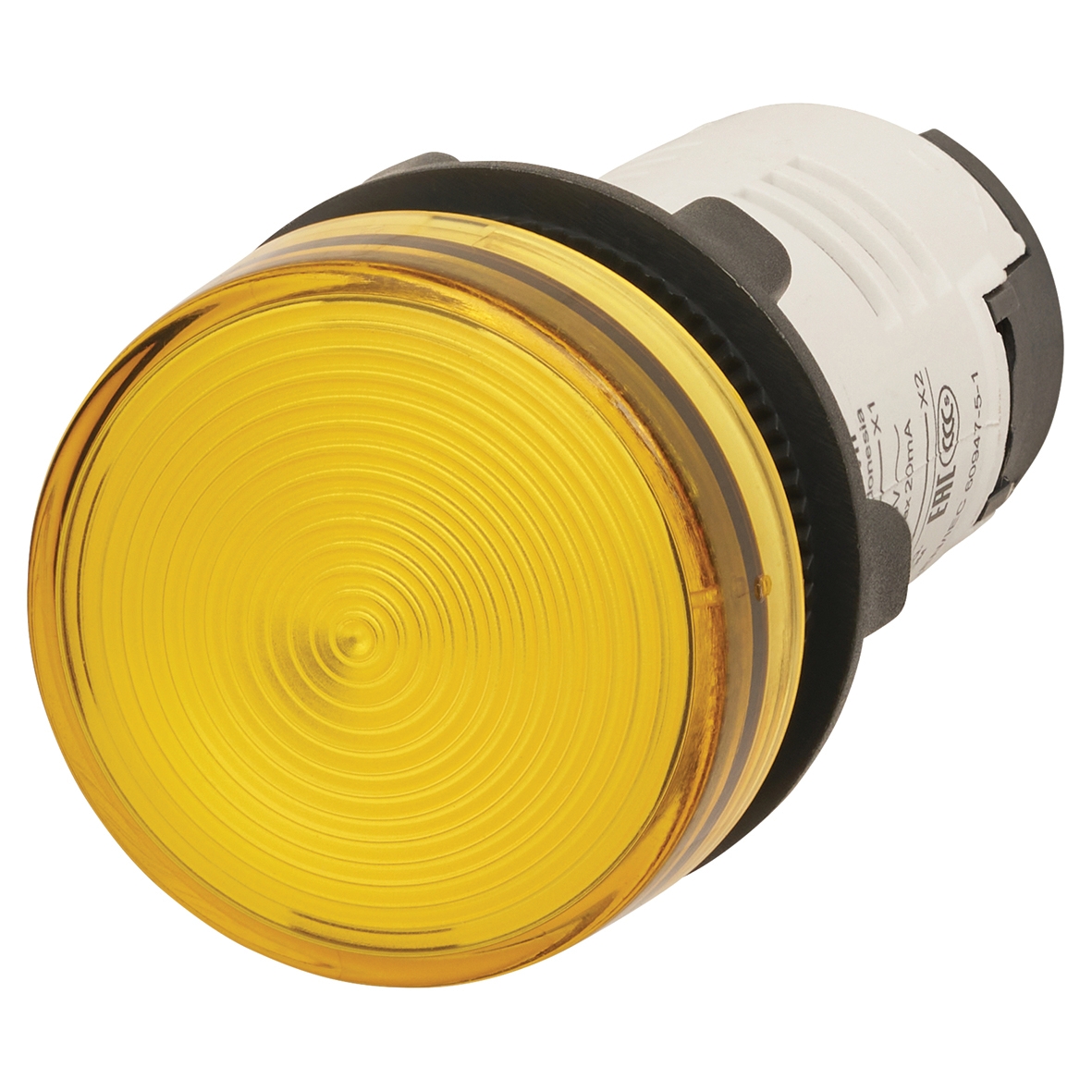 Schneider 230V Harmony XB7 Round Pilot Light Integral LED - Yellow 918138