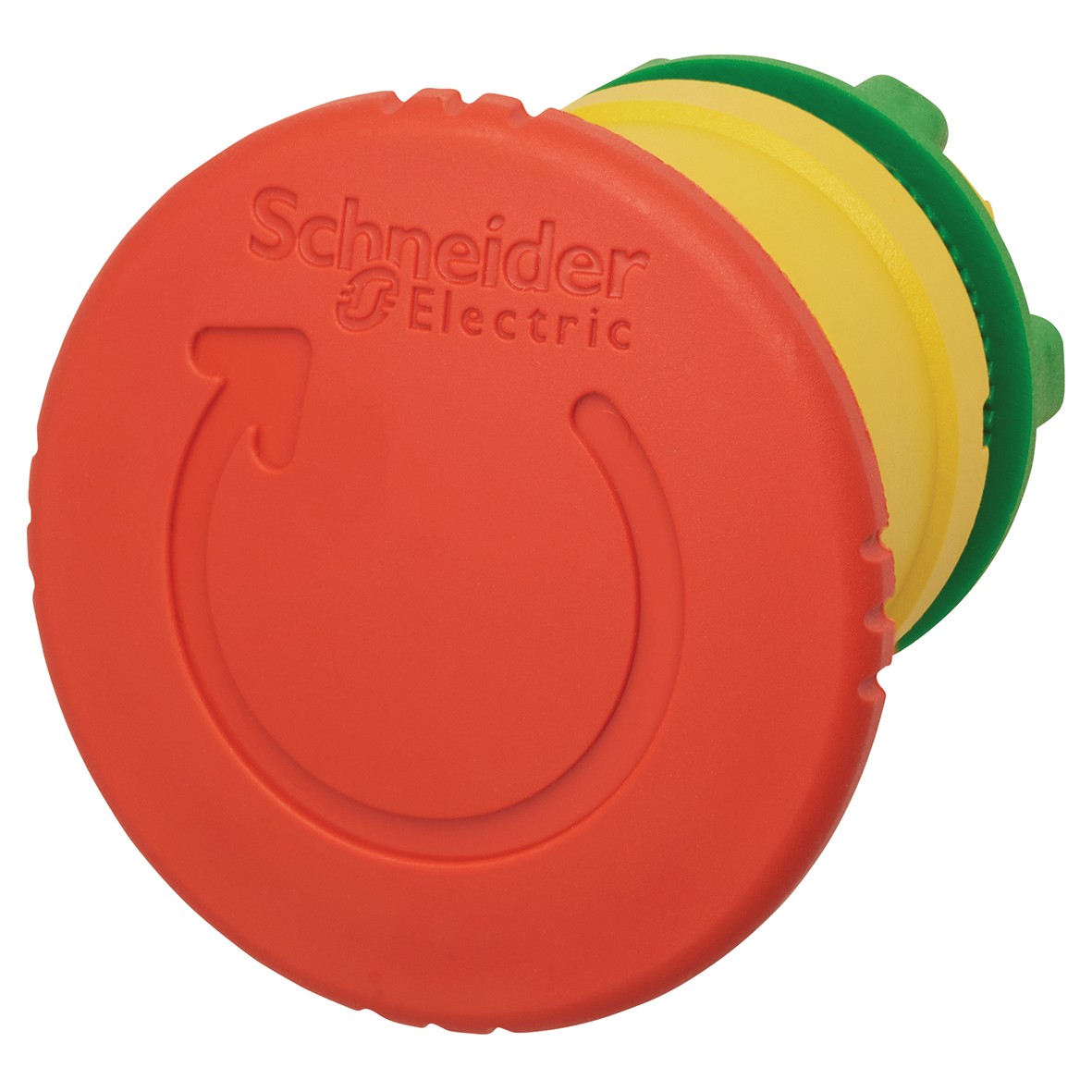 Schneider XB5 Series Emergency Stop 40mm Trigact Turn and Release - Red 925838