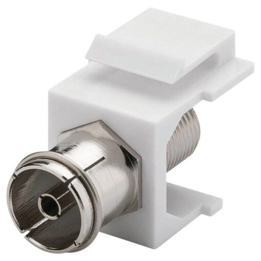 5x Keystone Coax Connector White 932696