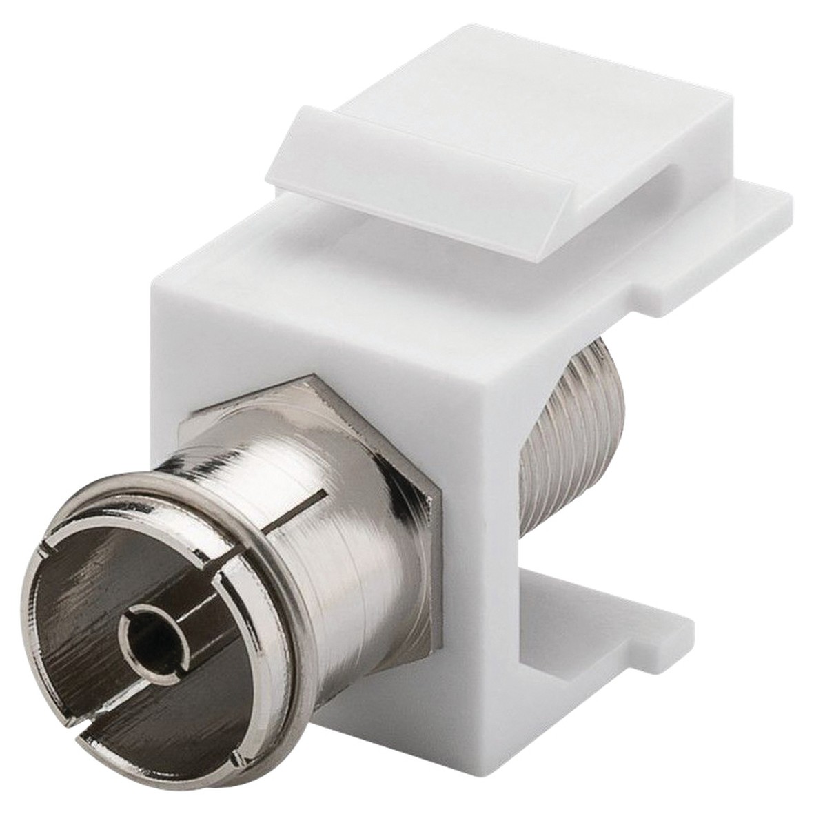 5x Keystone Coax Connector White 932696