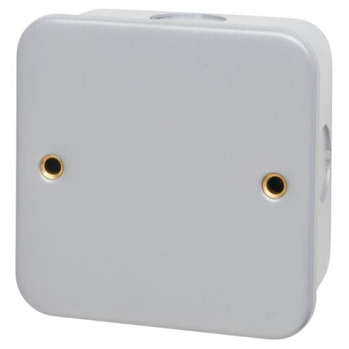 Hamilton Metalclad Single Blank Plate with Back Box 933175