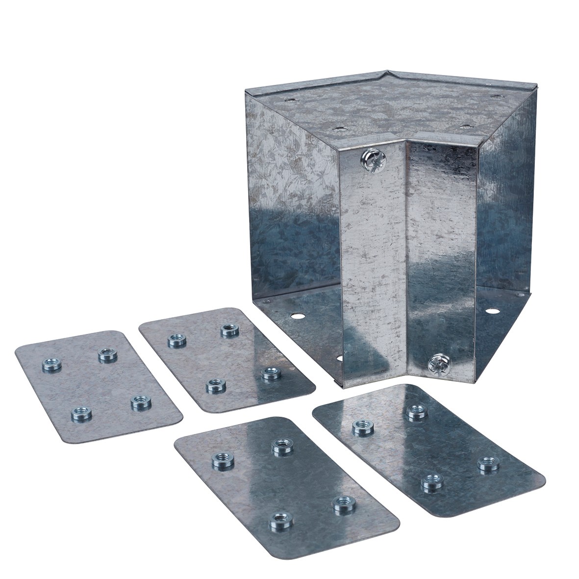 Galvanised Internal Square Bend - 45Â° - 100 x 100mm 936001