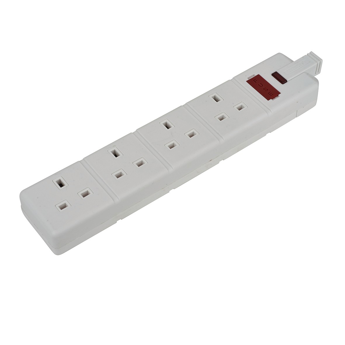 13A 4 Way Extension Socket - White 937852
