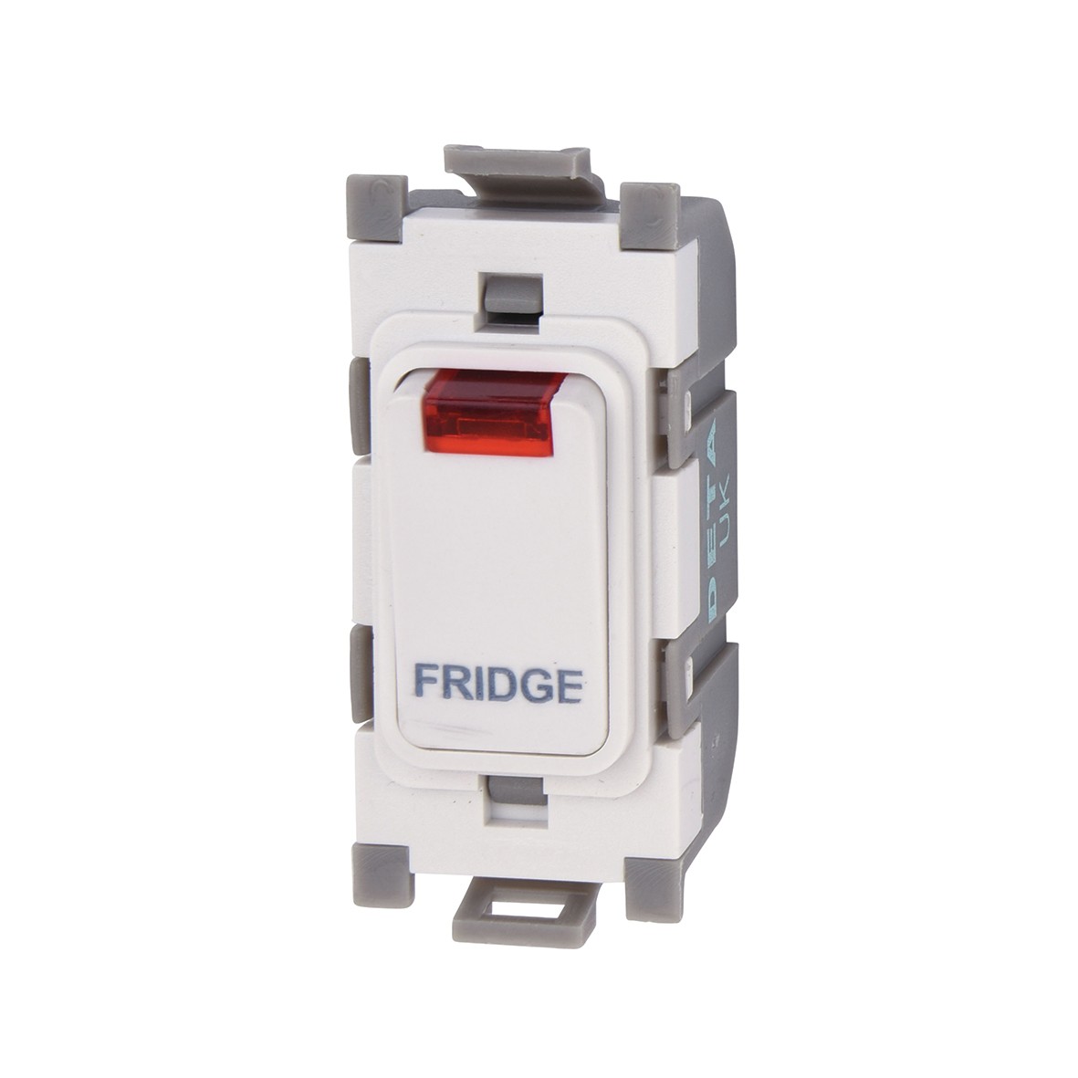 5x Deta 20A Printed Switch Module with Neon - Fridge - White 939162