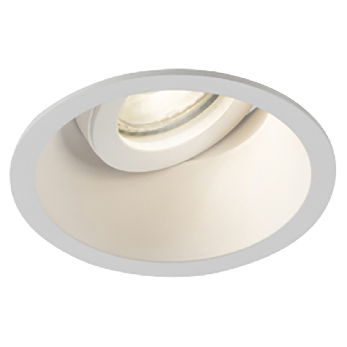 Knightsbridge Dipa Single Round Anti-Glare Tilt Adjustable Downlight - 940957