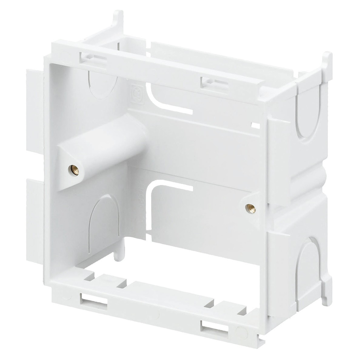 10x MK Prestige 3D 1 Gang Module Mounting Box Frame 45mm - White 947517