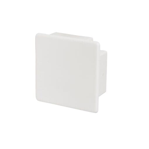 10x Maxi Trunking End Cap - 100 x 75mm - White 947816