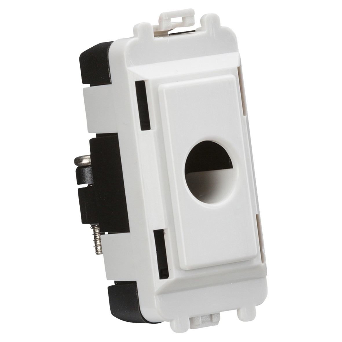 Knightsbridge Flex Outlet Metal Clad Grid Switch - White 948172