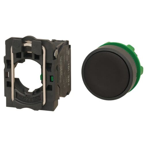 Schneider XB5 Series Flush Push Button 1NO - Black 954425