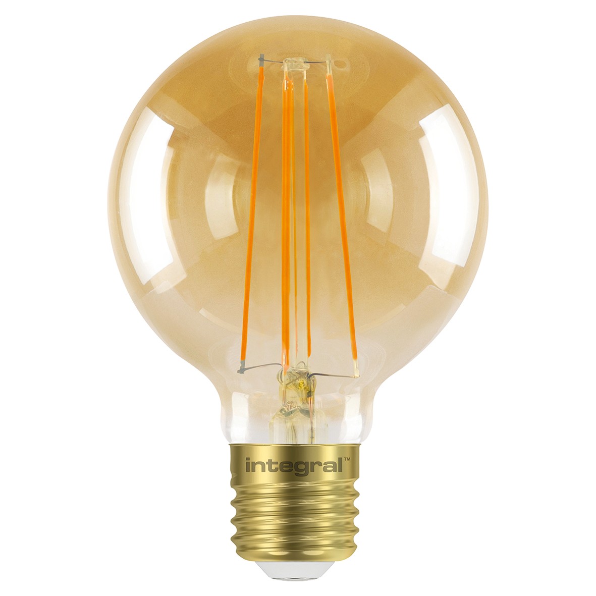 GLOBE G80 E27 380LM 5W EQ. TO 40W 1800K DIMMABLE 80CRI 300Â° FILAMENT AM 956215