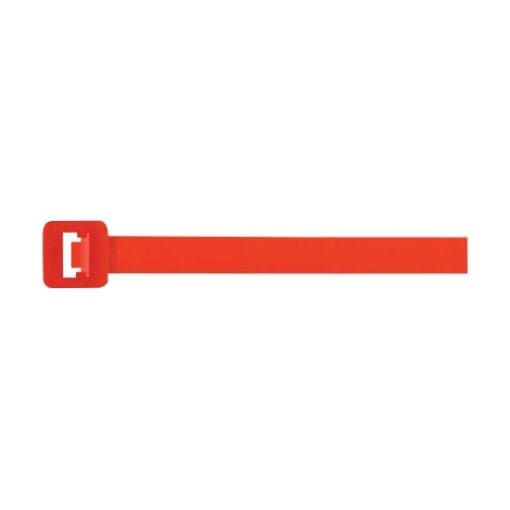 5x Unicrimp Cable Tie - 300 x 4.8mm - Red - Pack 100 959982