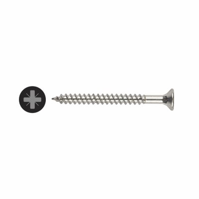 Countersunk Twin Thread Twinqwik Pozi Bright Zinc Size 8 X 1.1/2 960201